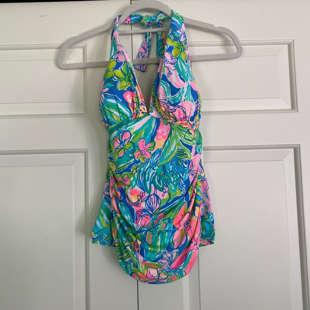 Lilly Pulitzer Bliss Halter Tankini NWT size 10